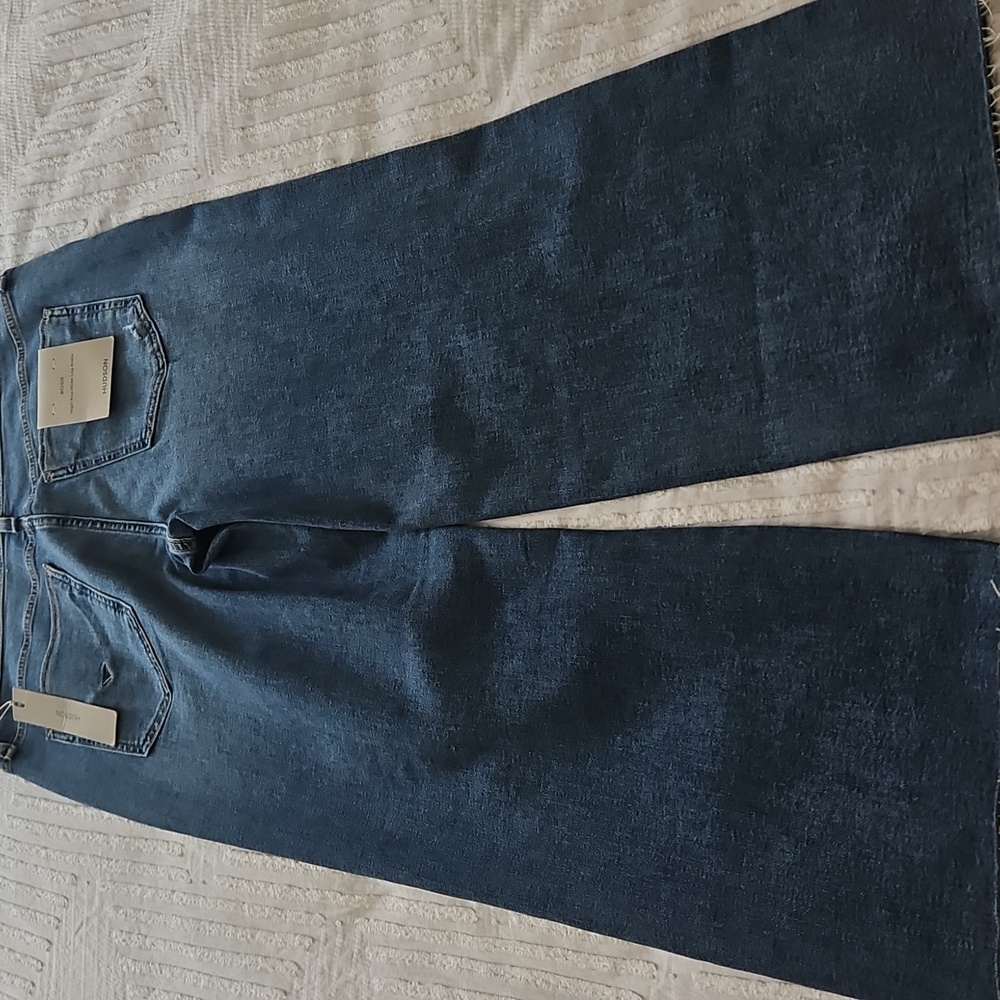 Hudson‎ Rosie High-Rise Wide Leg Ankle Raw Edge Jeans- Size:31:Color: Uptown - Picture 12 of 12